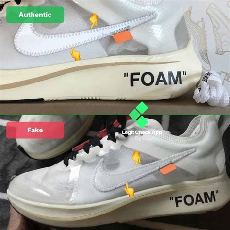 off-white nike zoom fly real vs fake|nike off white flyknit.